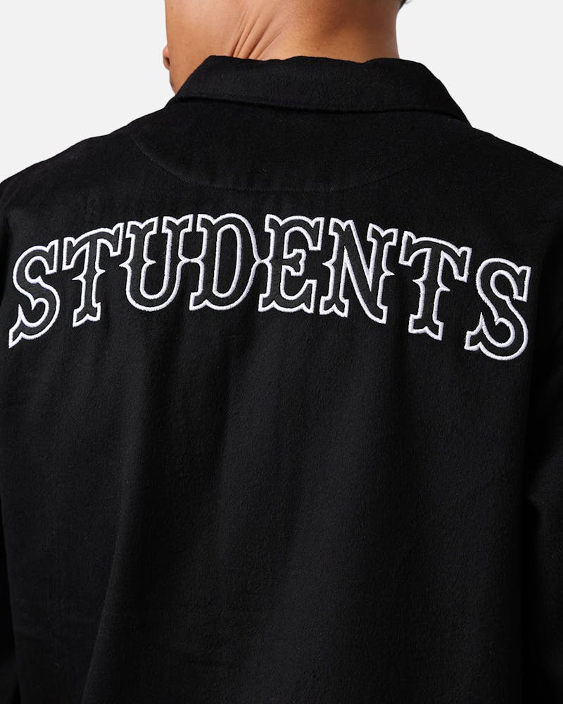 Students Golf Ackers Flannel Shirt Black thumbnail - 9