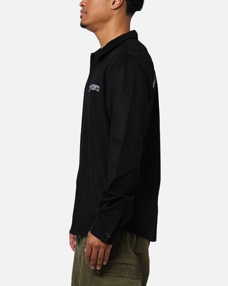 Students Golf Ackers Flannel Shirt Black thumbnail - 4