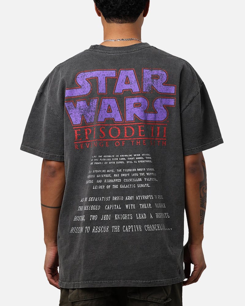 Star Wars Episode III '05 Heavyweight Vintage T-Shirt Black Wash thumbnail - 2