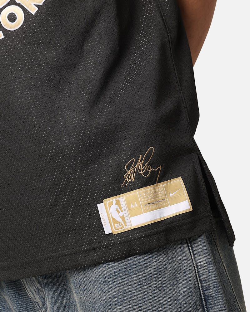 Nike Stephen Curry Golden State Warriors Dri-FIT 2024 Select Series Jersey Black/Gold thumbnail - 6