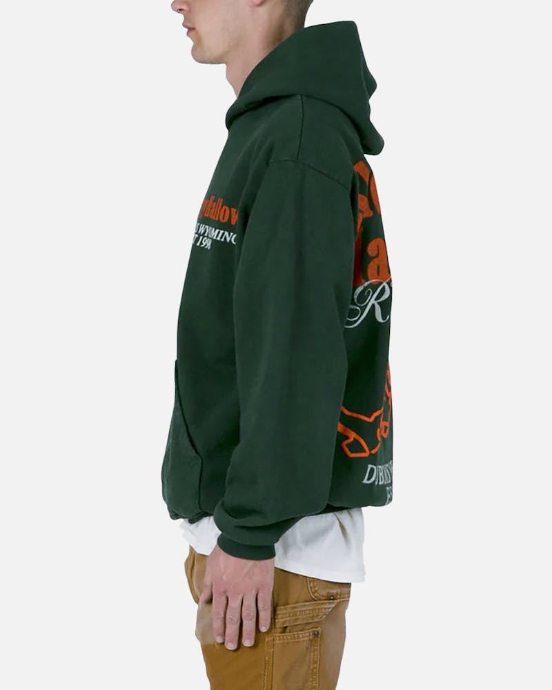 MNML Neon Cowboy Hoodie Ivy thumbnail - 2