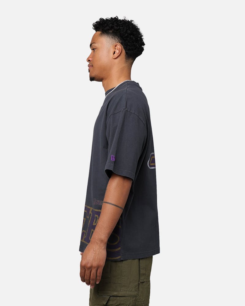 New Era Los Angeles Lakers Oversized T-Shirt Black thumbnail - 6