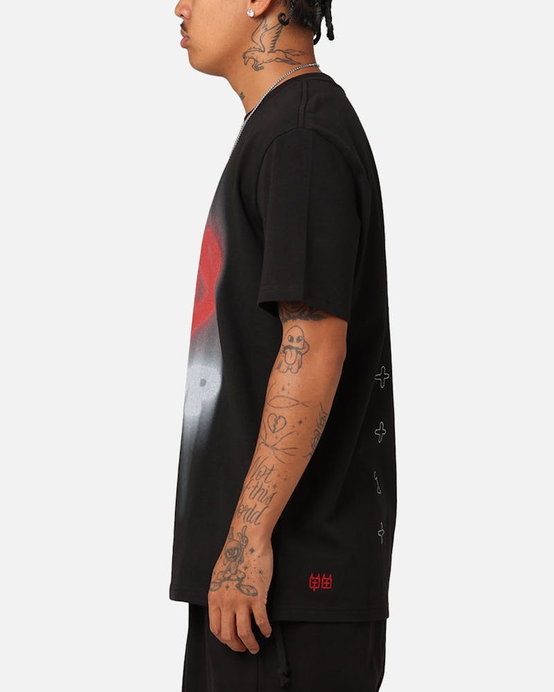 Ksubi X Trippie Redd Love Trip Kash T-Shirt Jet Black thumbnail - 5