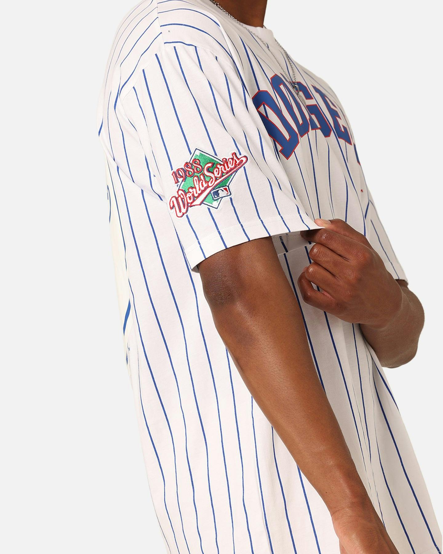New Era Los Angeles Dodgers T-Shirt White Pinstripe