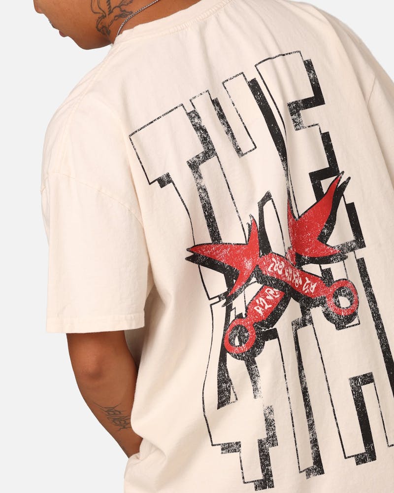 Goat Crew X Naruto Minato Namikaze Heavyweight T-Shirt Off White thumbnail - 6