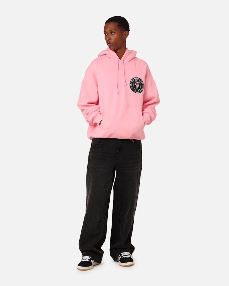 Mitchell & Ness Inter Miami CF Logo Hit Hoodie Light Pink thumbnail - 3