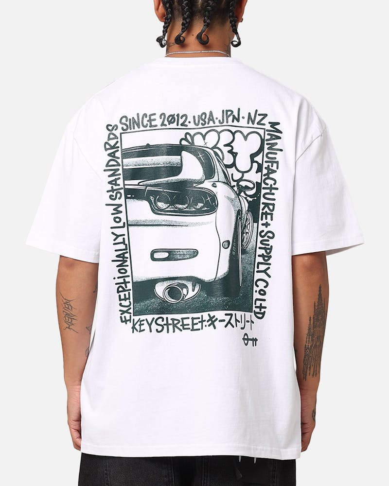 Key Street Halftone Heavy T-Shirt White thumbnail - 0