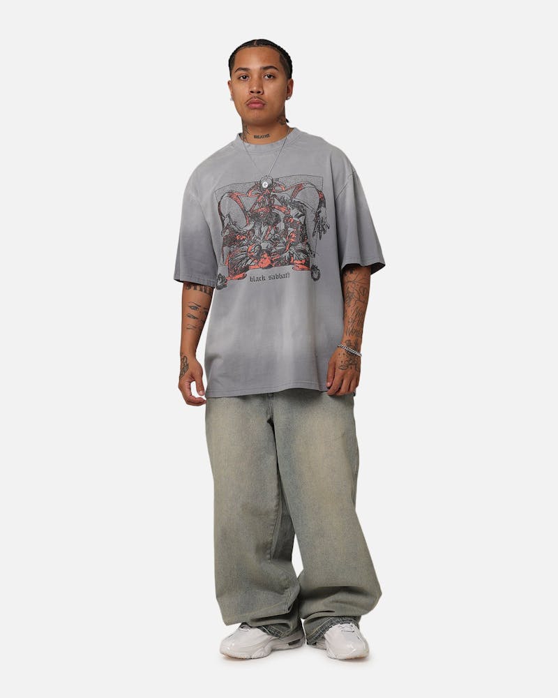 Black Sabbath Bloody Sabbath T-Shirt Washed Grey thumbnail - 2