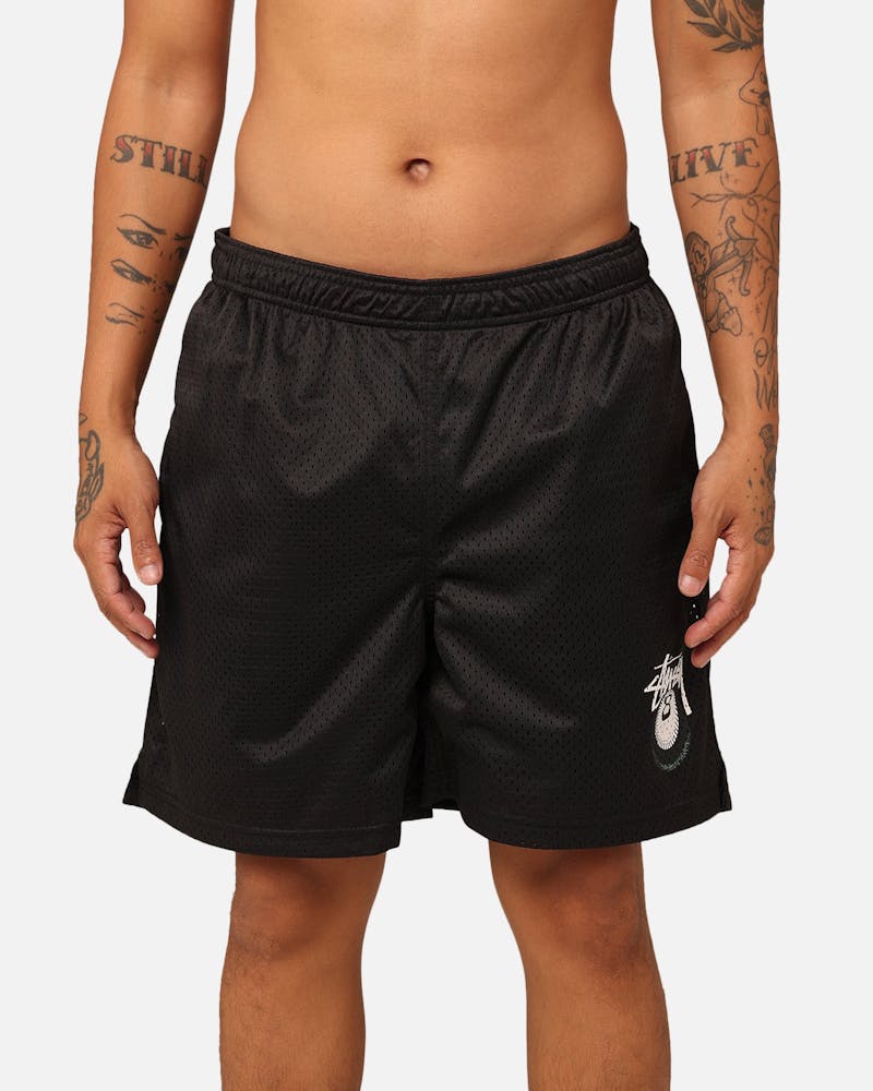 Stussy Snake Eyes Mesh Shorts Black thumbnail - 6