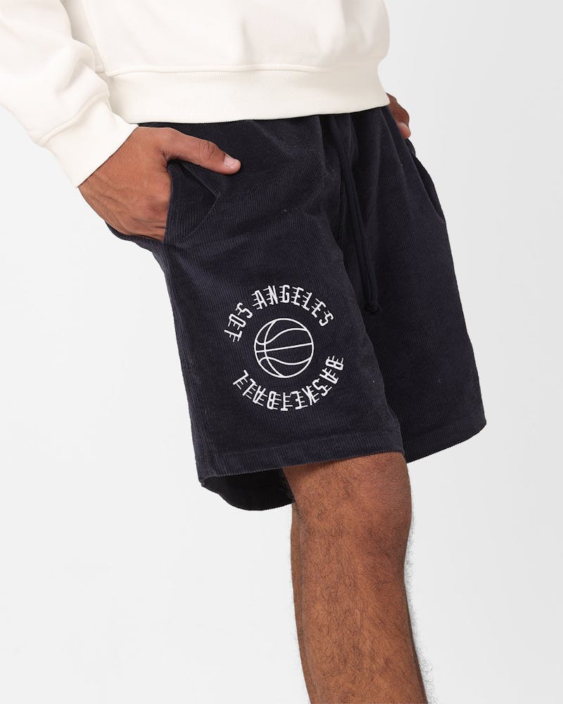 Mitchell & Ness Los Angeles Lakers Comet Shorts Midnight Navy thumbnail - 3