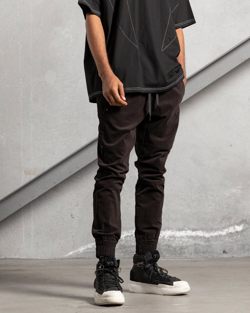 The Anti Order Suburbian Corduroy Jogger Black thumbnail - 5