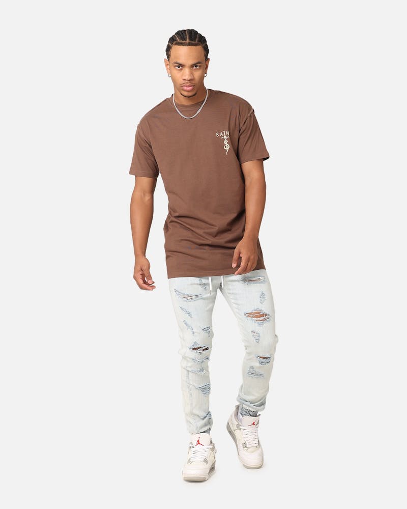 Saint Morta Riot Joggers Light Blue Culture Kings NZ