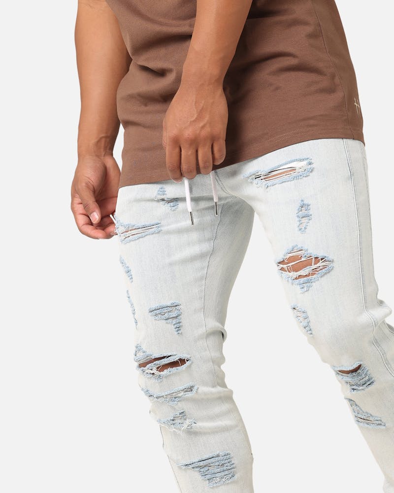 Saint Morta Riot Joggers Light Blue Culture Kings NZ