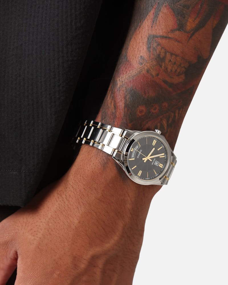 Casio MTP-1381G-1AVDF Watch Silver/Black/Gold thumbnail - 2