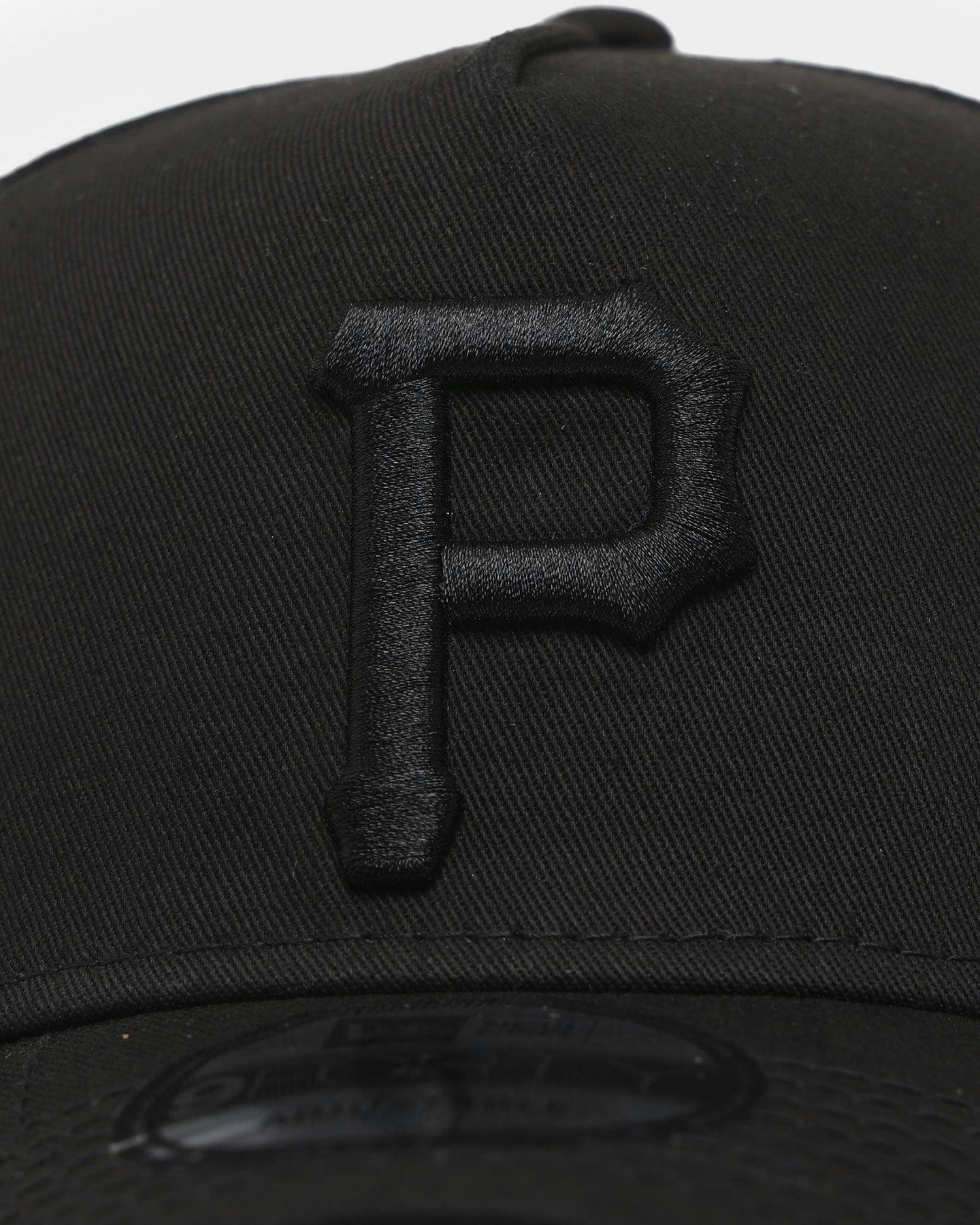 New Era Pittsburgh Pirates 9FORTY A-Frame Snapback Black/Black