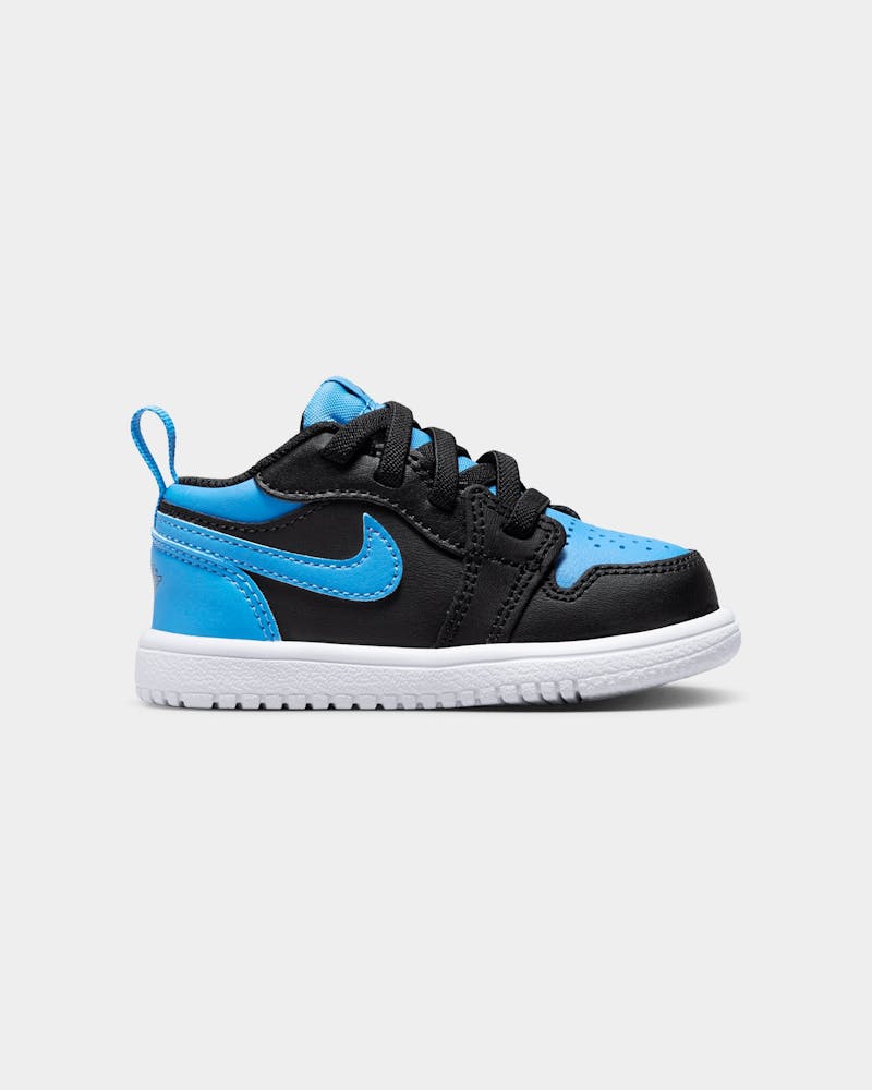 Jordan Kids' Jordan 1 Low Alt "University Blue" (TD) Black/University Blue thumbnail - 3