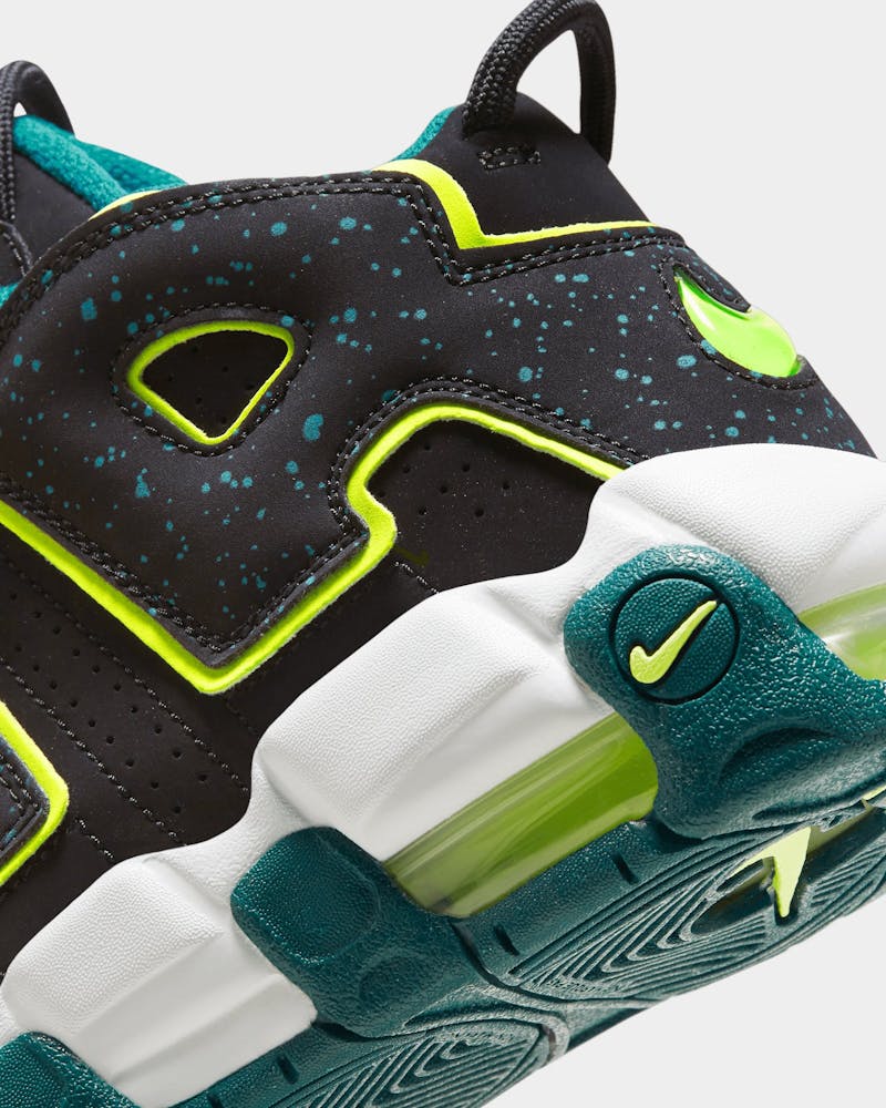 Nike Kids' Air More Uptempo (GS) Black/Volt thumbnail - 7