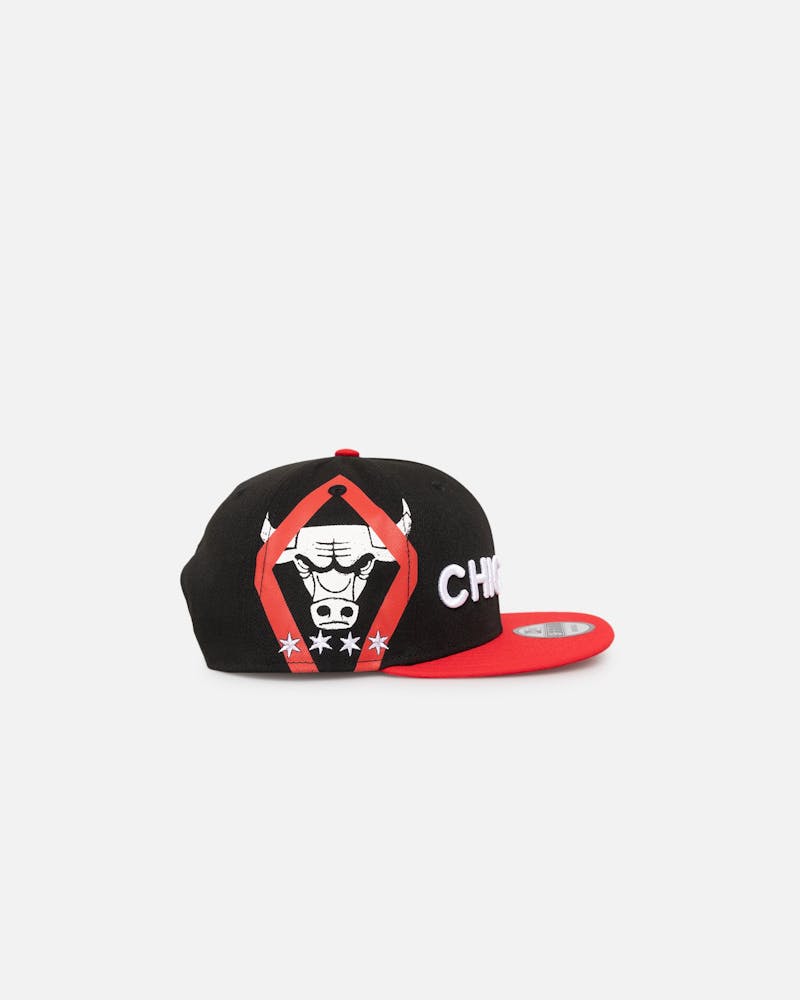 New Era Chicago Bulls NBA City Edition 9FIFTY Snapback Black thumbnail - 2
