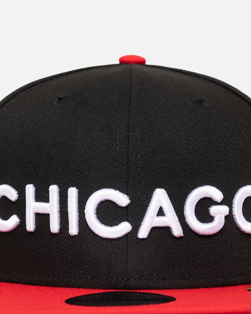 New Era Chicago Bulls NBA City Edition 9FIFTY Snapback Black thumbnail - 4