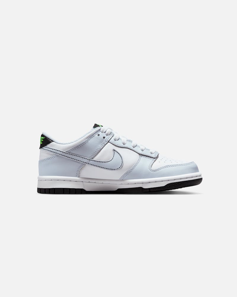 Nike Kids' Dunk Low (GS) White/Black-Football Grey thumbnail - 3