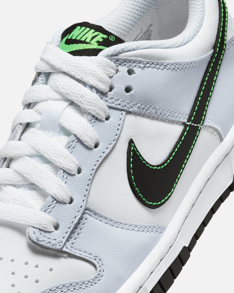 Nike Kids' Dunk Low (GS) White/Black-Football Grey thumbnail - 5