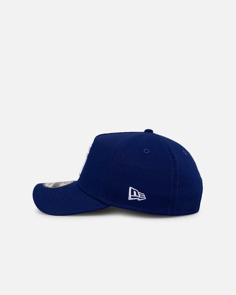 New Era Los Angeles Dodgers 'Upside Down LA Logo' 9FORTY A-Frame Snapback Dark Royal thumbnail - 3