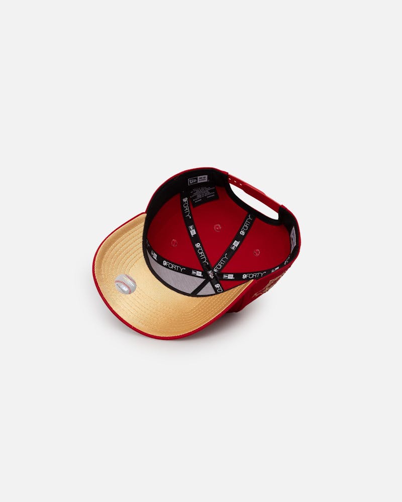 New Era Houston Astros 'Year Of The Dragon' 9FORTY A-Frame Snapback Scarlet/Gold thumbnail - 5