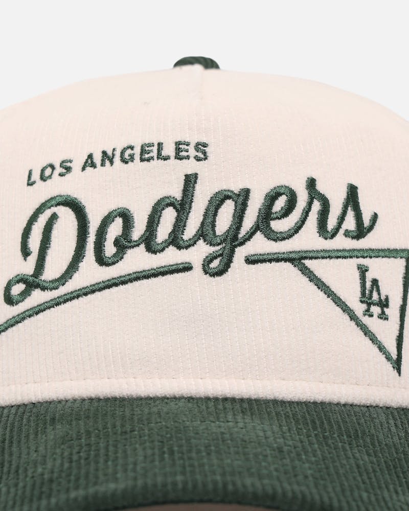 New Era Los Angeles Dodgers 'Heritage Golf' Pre-Curved Golfer Snapback Chrome White thumbnail - 5