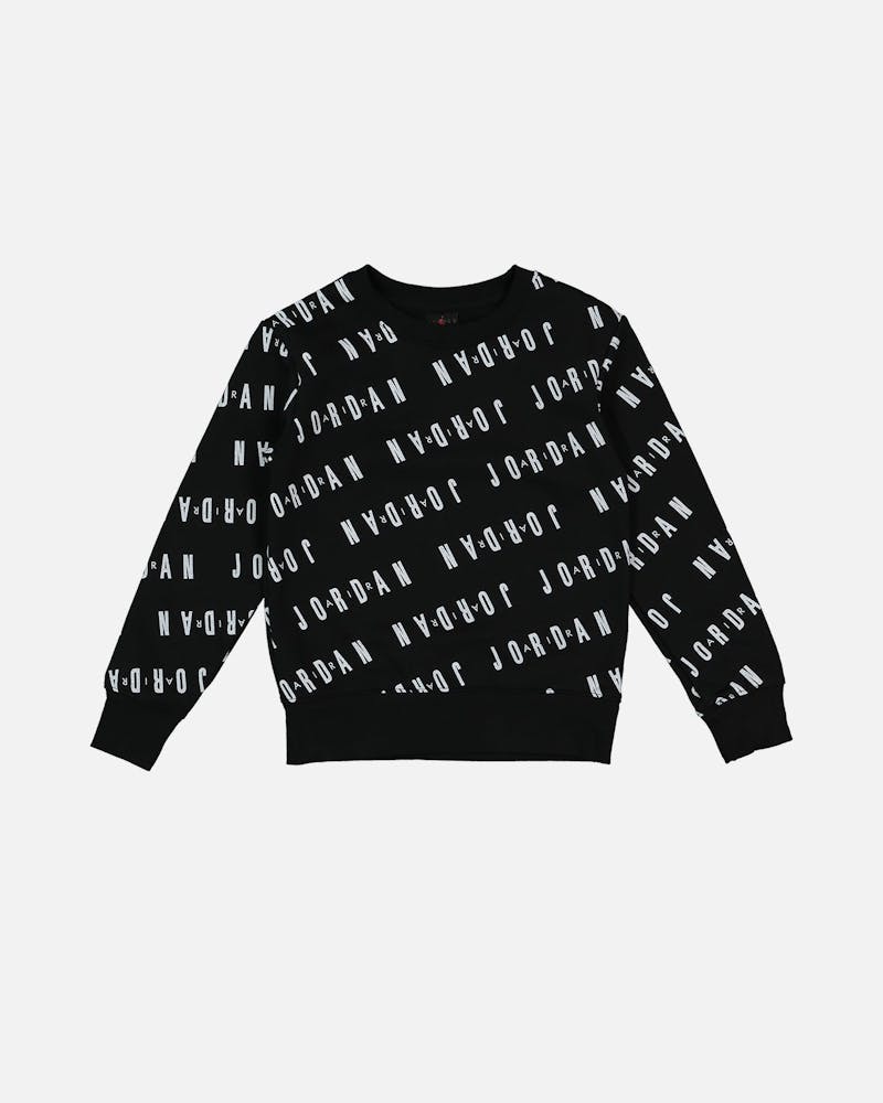 Jordan Kids' Essential AOP Crewneck Black thumbnail - 2