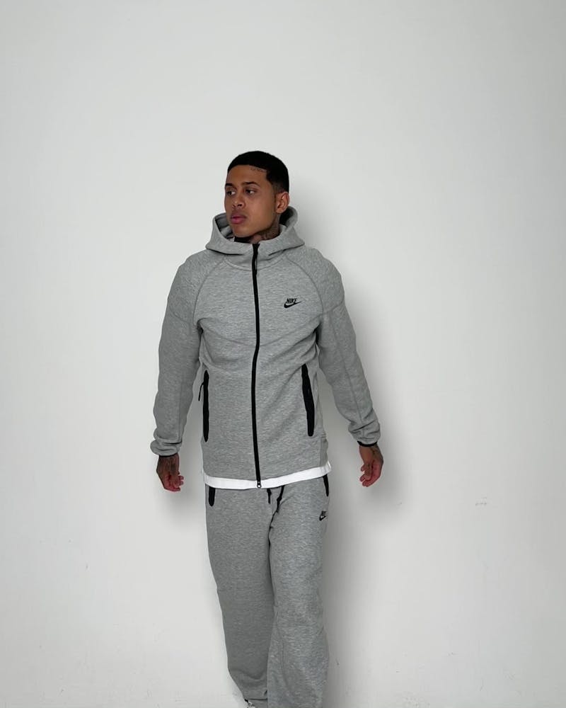 Nike Sportswear Tech Fleece Windrunner Jacket Dark Grey Heather thumbnail - 1