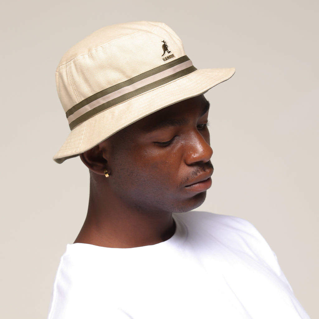 kangol stripe lahinch bucket hat