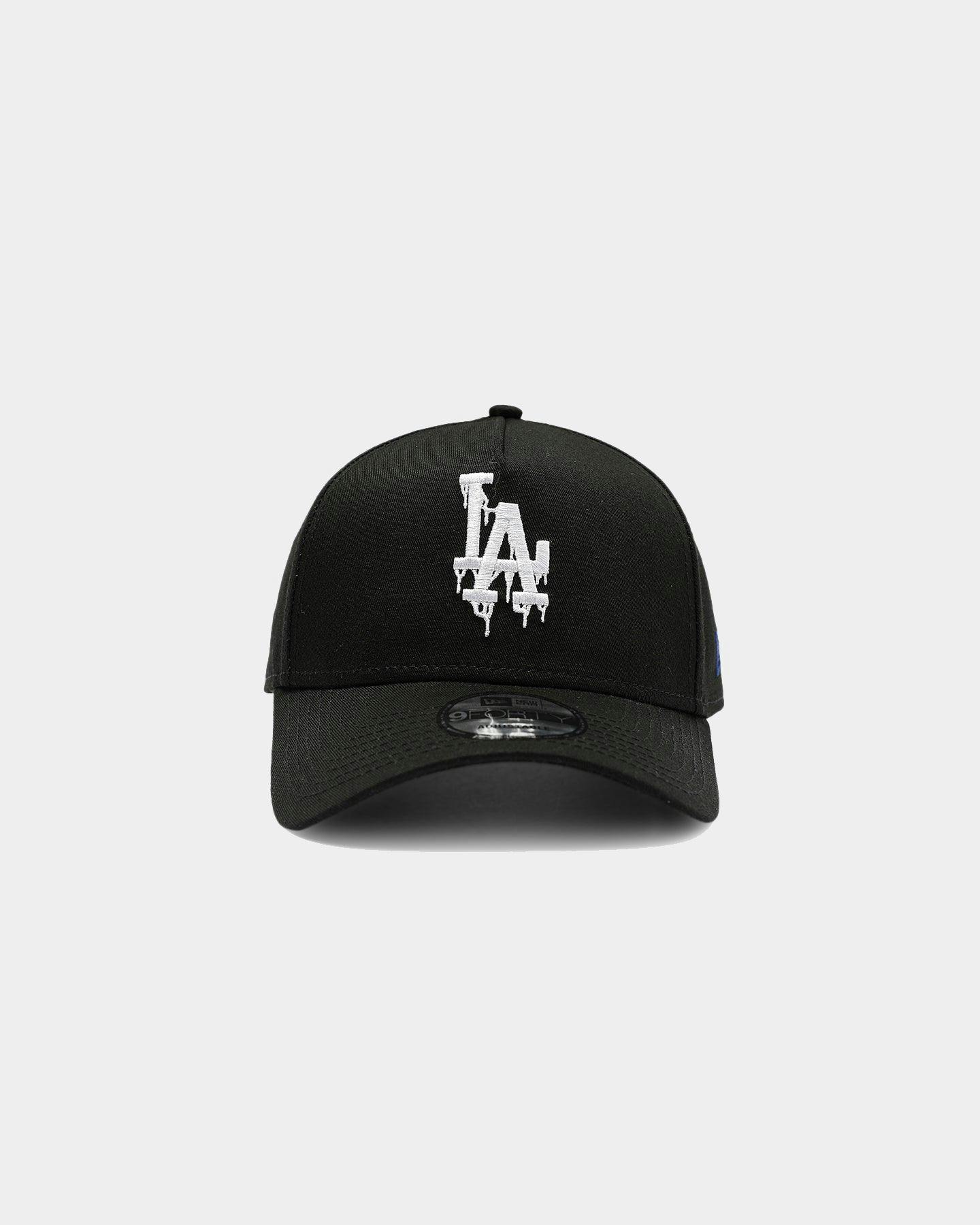 New Era Los Angeles Dodgers Drip Logo 9forty A Frame Snapback Black Culture Kings Nz 2460