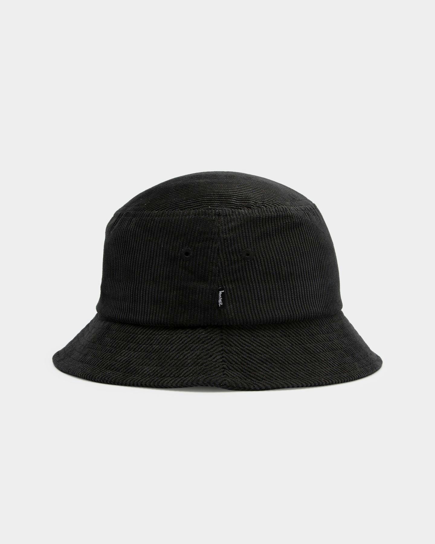 Stussy Men's Graffiti Cord Bucket Hat Black | Culture Kings NZ