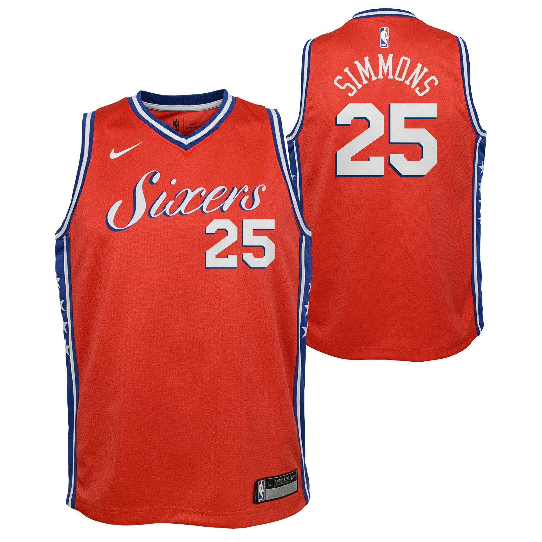 Ben simmons jersey kids Clearance