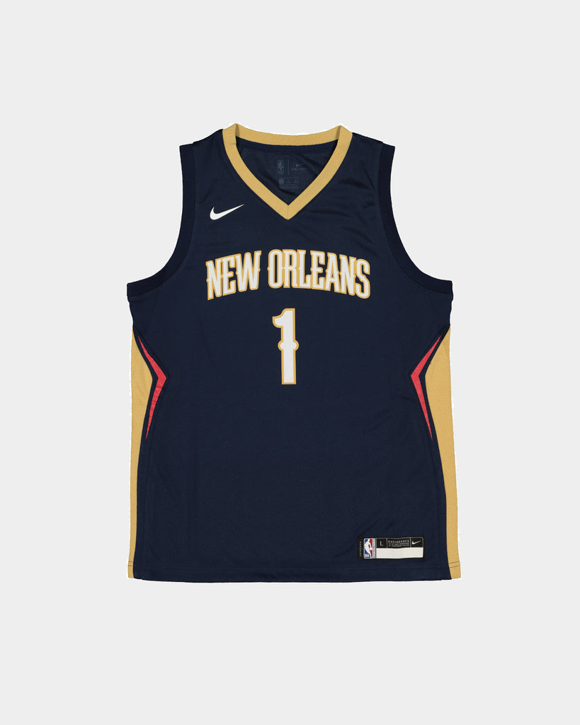Nike Kids New Orleans Pelicans Zion Williamson #1 Swingman Jersey Navy