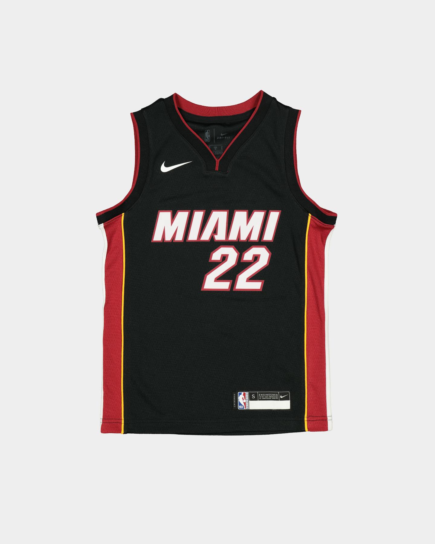 Nike Boys Miami Heat Jimmy Butler 22 Icon Swingman Jersey Black Culture Kings Nz