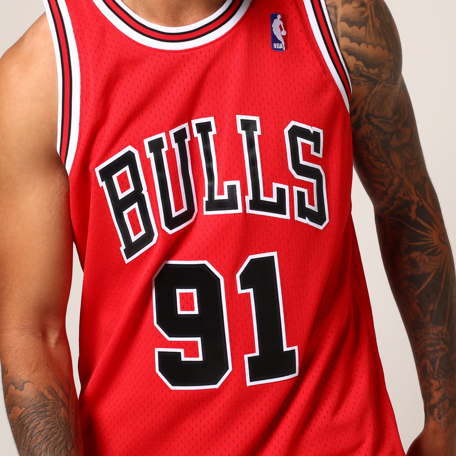 black and red nba jersey