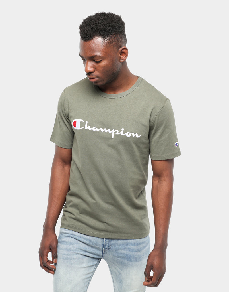 olive green champion jacket