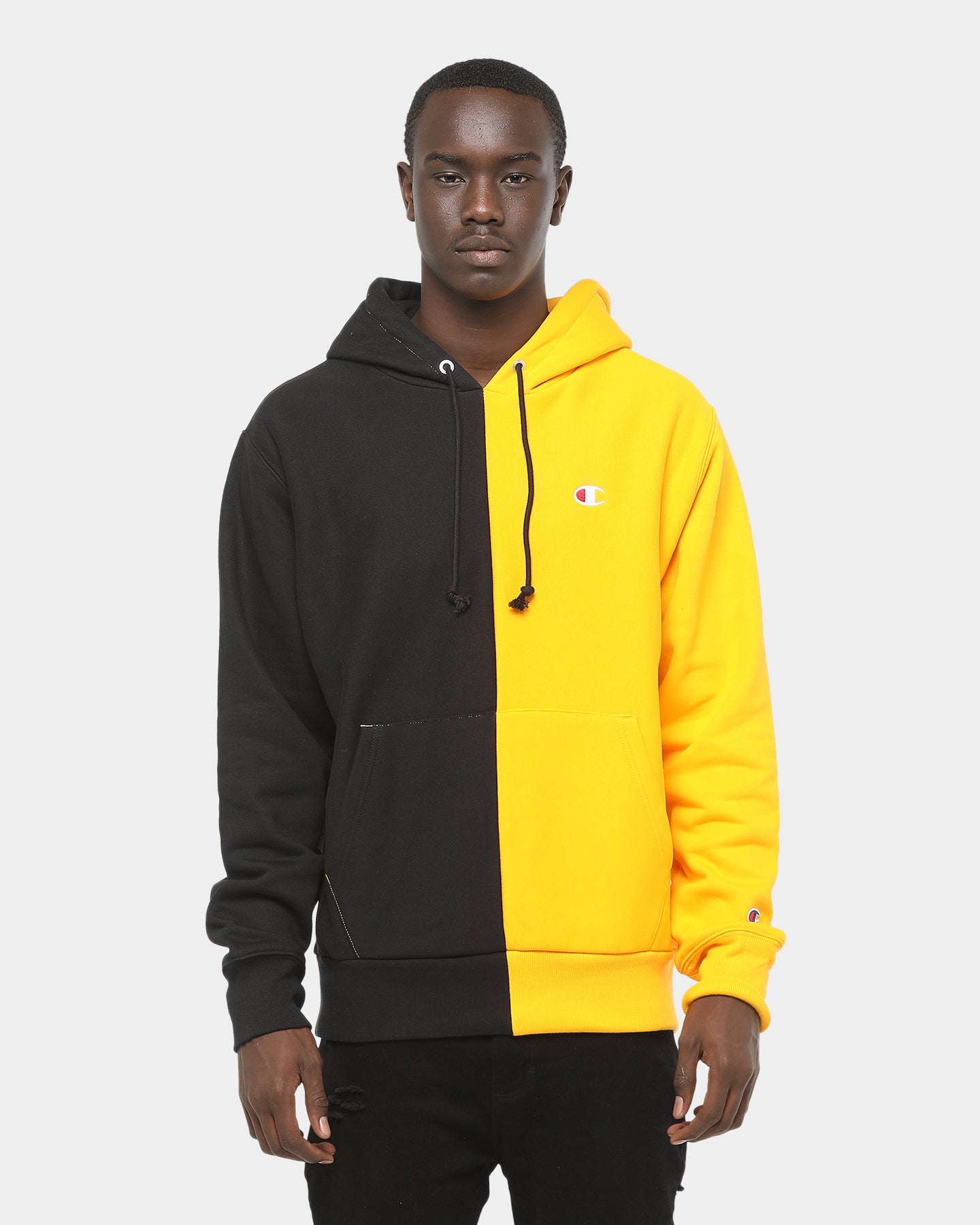 yellow champion hoodie nz