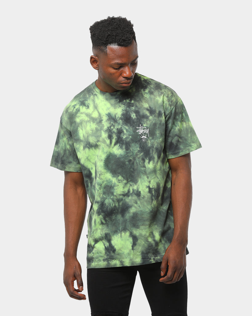 Stussy Crown Tie Dye SS Tee Lime