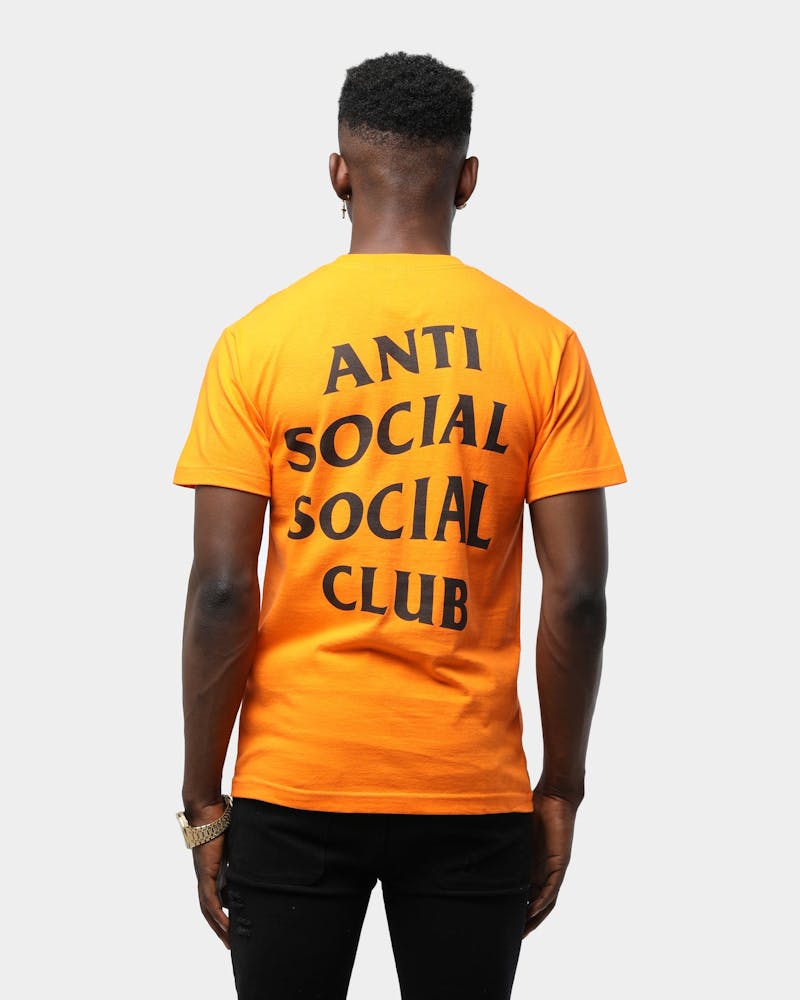 Anti Social Social Club Medellin Orange Tee Orange Culture Kings Nz