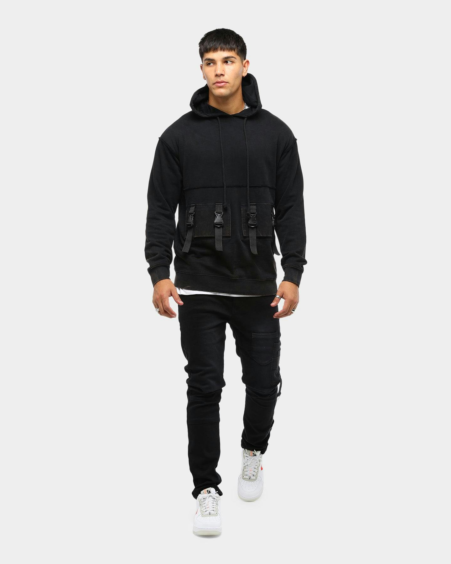 New Slaves Men's Utility Hoodie Black | Culture Kings NZ