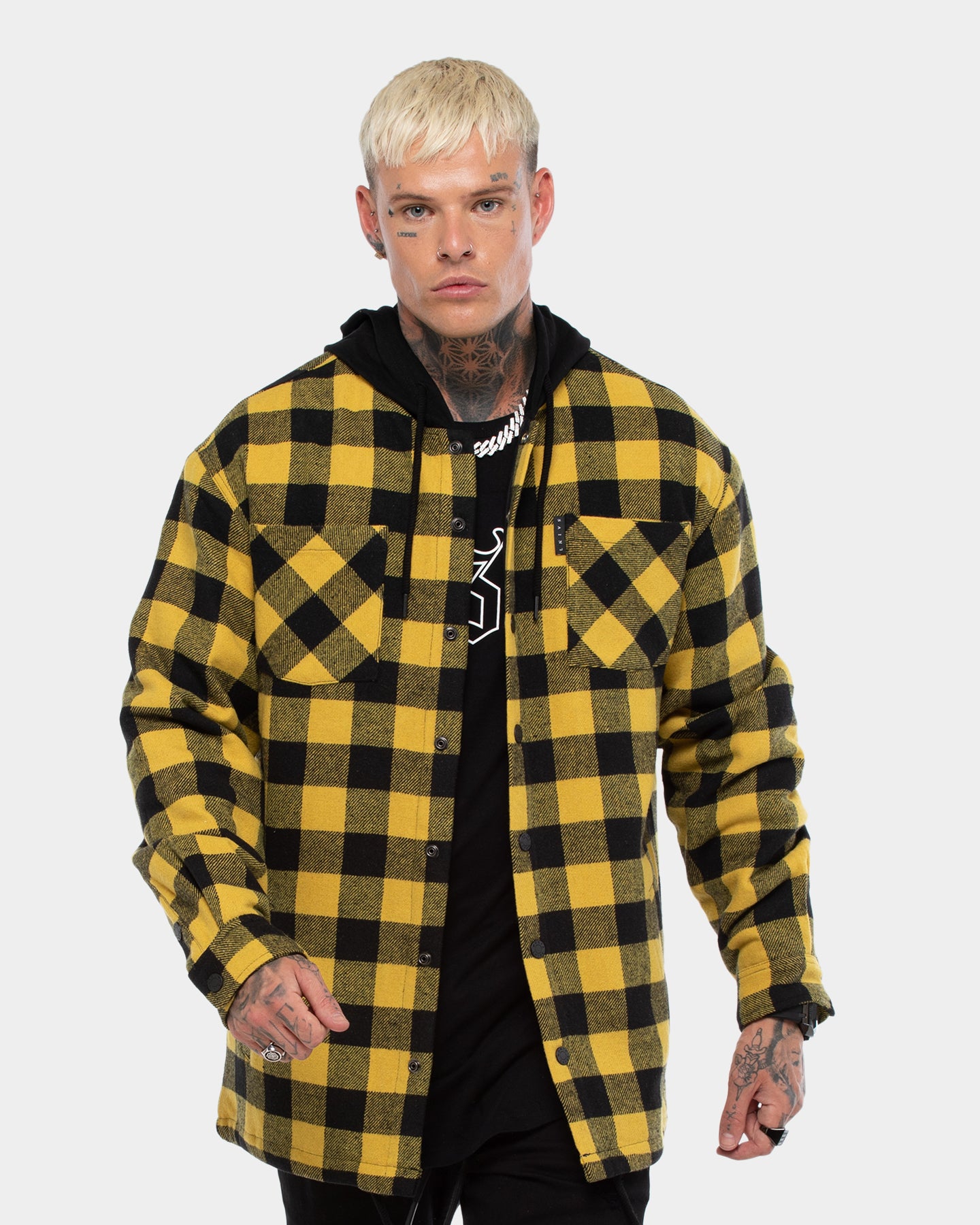 yellow plaid jacket mens