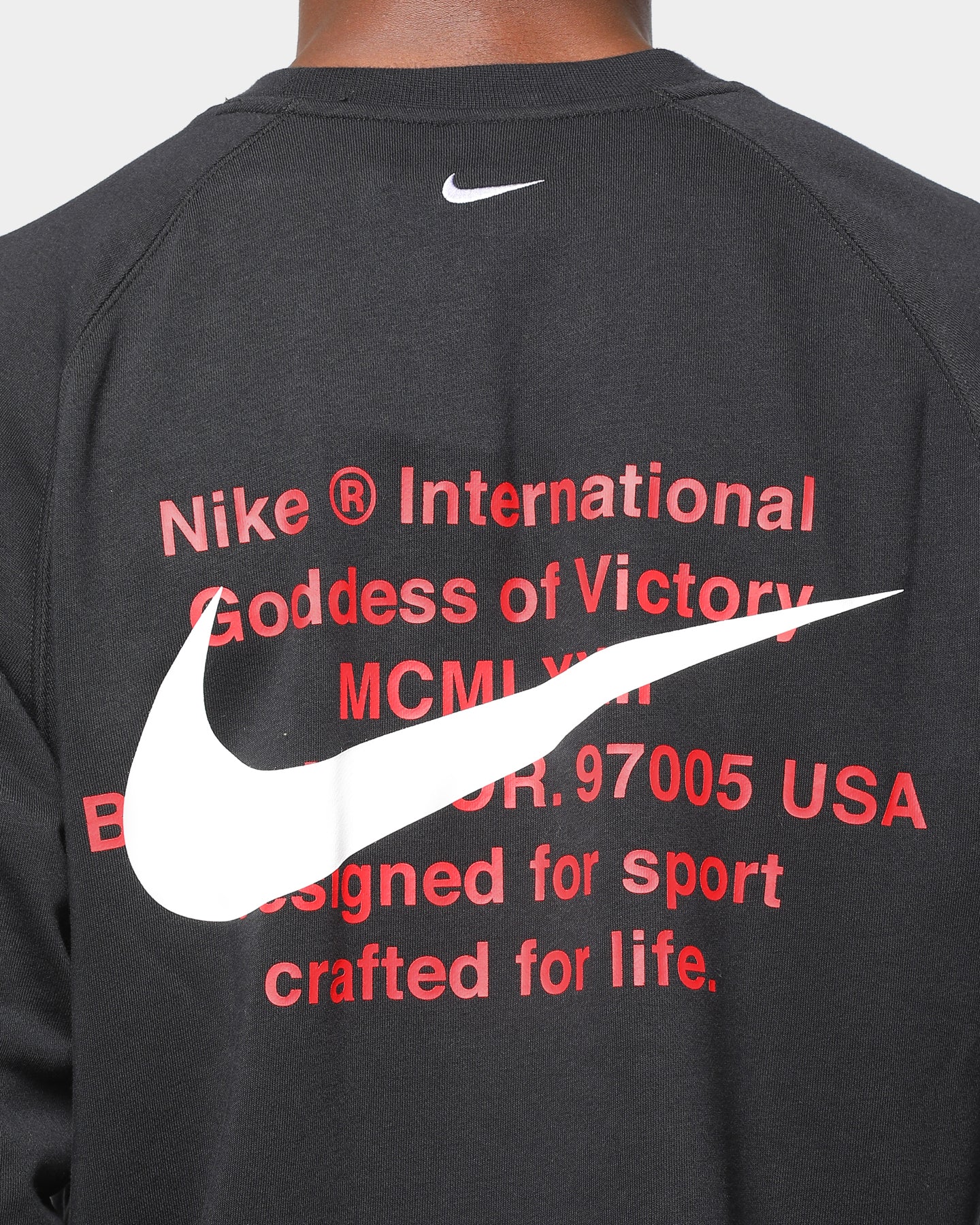 nike human crafted swoosh crew