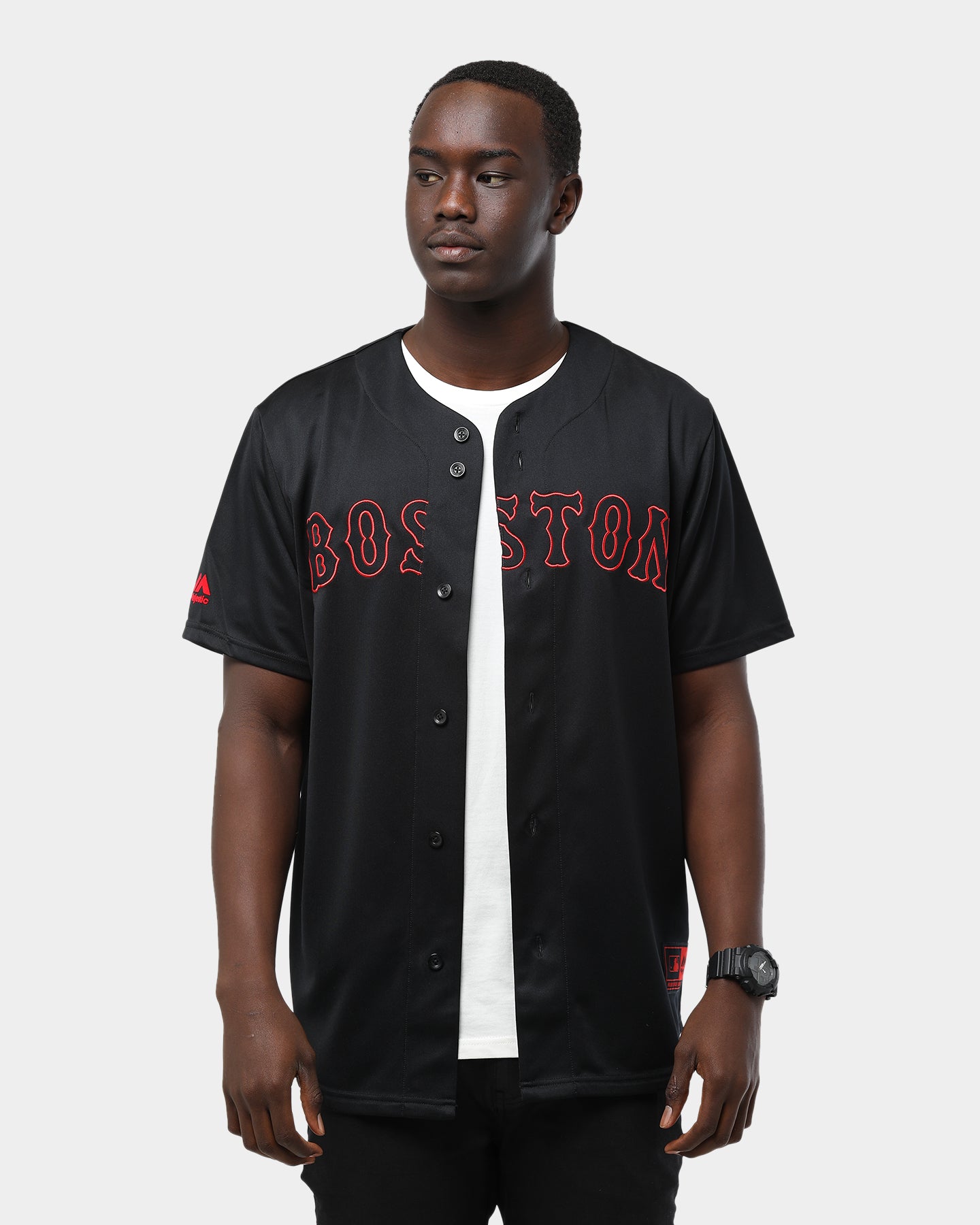 red sox jersey black