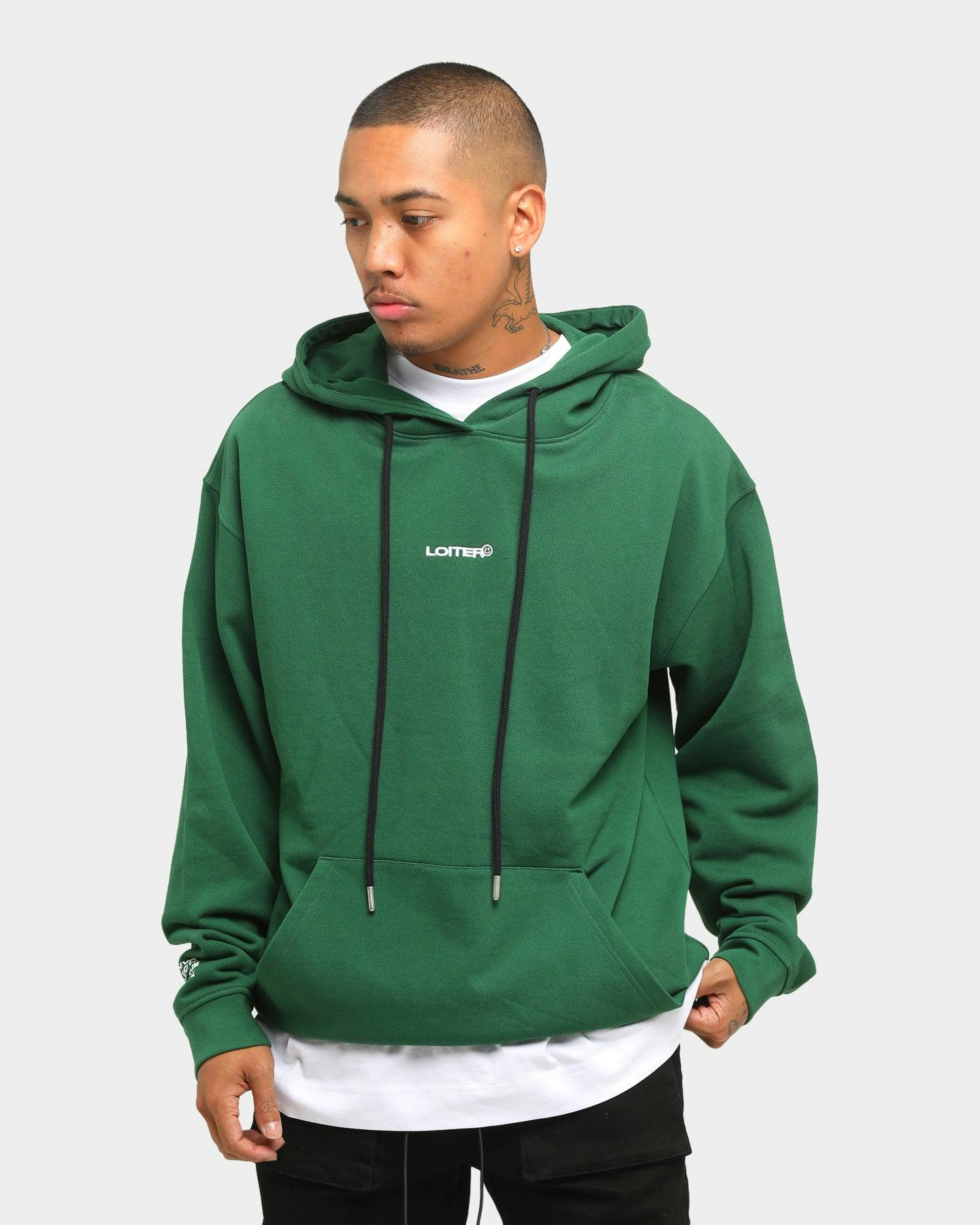 Loiter Gemini Hoodie Green | Culture Kings NZ