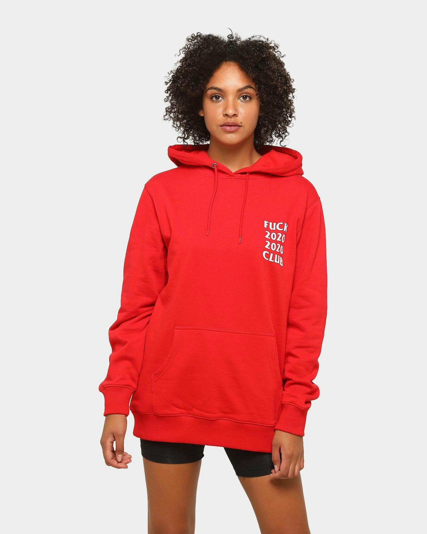 Goat Crew F*CK 2020 LS Hoodie Red | Culture Kings NZ