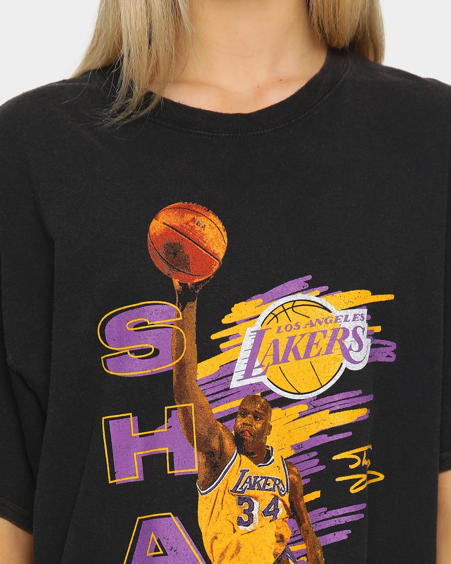 shaq lakers t shirt