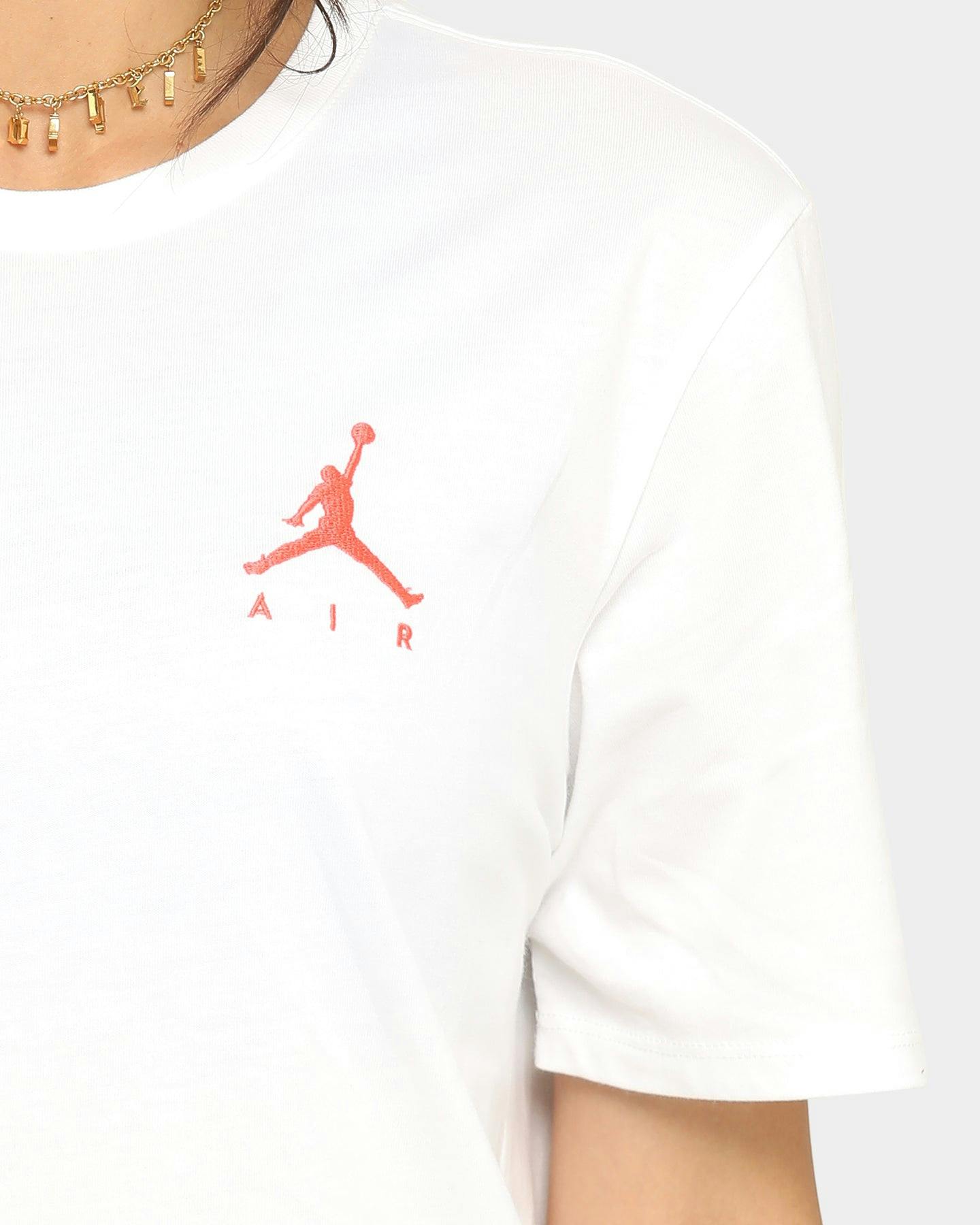 Jordan Jumpman Air Embroidered TShirt White/Infrared Culture Kings NZ