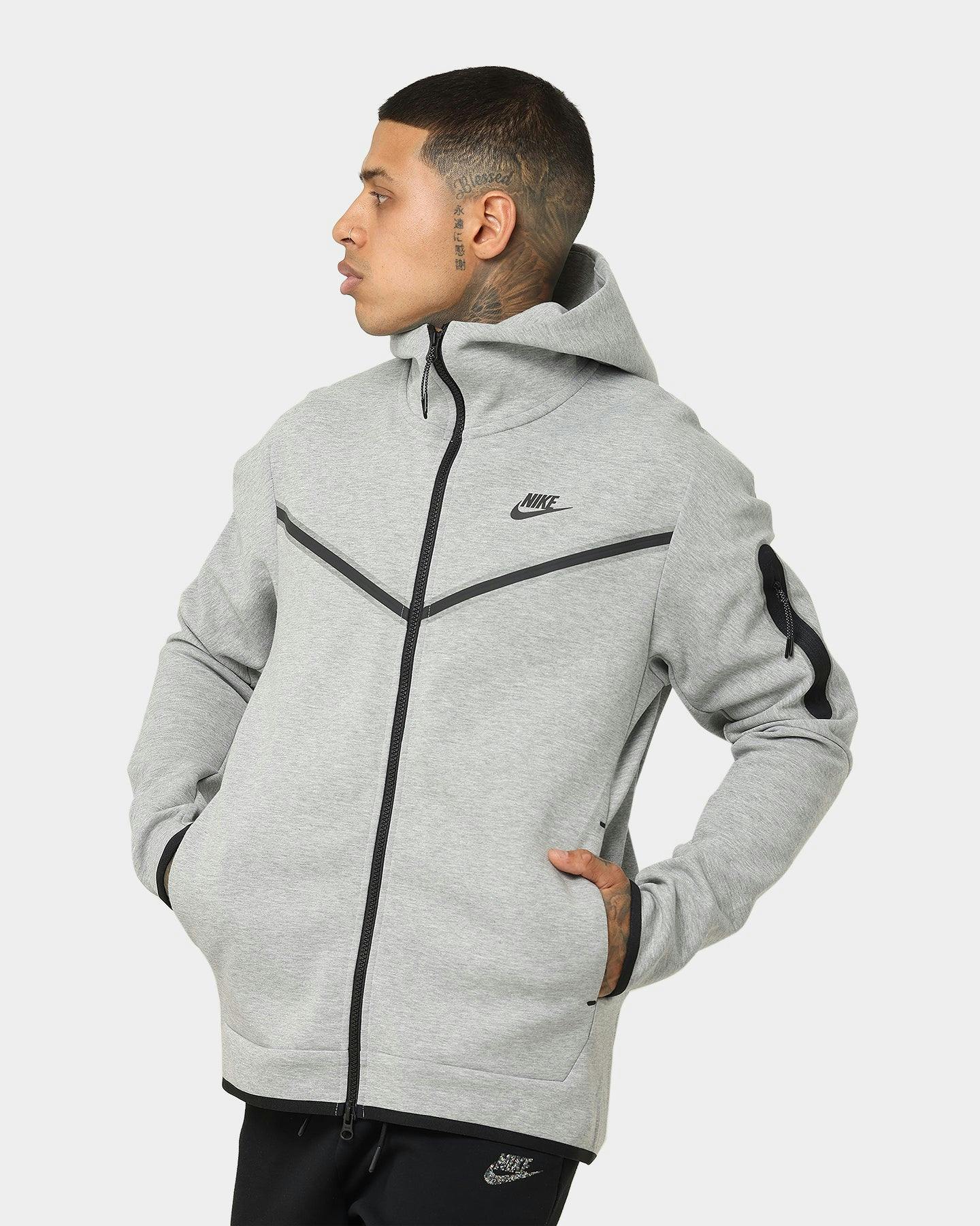 Nike Nike Sportswear Tech Fleece Full Zip Hoodie Grey Heather/Black